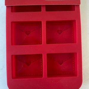 Michaels Store Valentine's Day envelope with heart silicone mold - Image 2