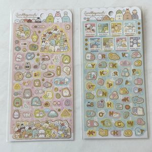 B333-B334 2022 sumikko sticker sheet (Left - pink B333)