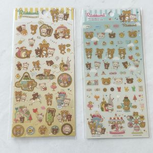 B23-B24 2022 Yumyum Sweets Rilakkuma Sticker Sheet (Left - Yellow B24)