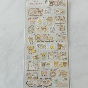 B141-B142 2022 Always with Rilakkuma Sticker Sheet (Right - White B142) - Image 3