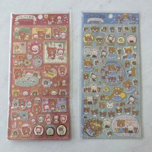D5-D6 2020 Sticker Sheet Red Riding Hood Gold Accents (Right - Blue D6)
