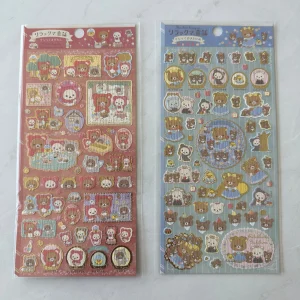 D5-D6 2020 Sticker Sheet Red Riding Hood Gold Accents (Left - Red D5)