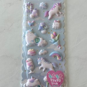 B238-B239 2022 Marshmallow Seal Puffy sticker sheet with gem embellishments (Left - B238) - Image 2