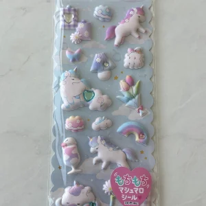 B238-B239 2022 Marshmallow Seal Puffy sticker sheet with gem embellishments (Right - B239) - Image 2