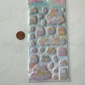 B186-B187 2022 Sticker Sheet Glitter Puffy - Image 3