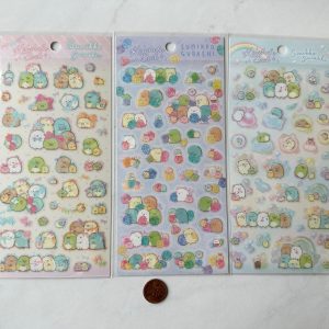 B192-B194 2022 Sumikko Sticker Sheet Kiraholo Seal (Left - Pink B194)