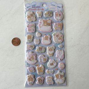 C113 2022 Sticker Sheet Glitter Puffy