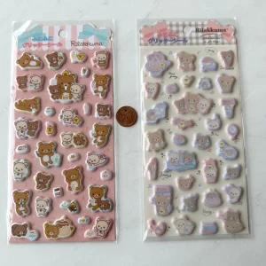 C86-C87 2022 Sticker Sheet Glitter Puffy (Right - Cream C86)