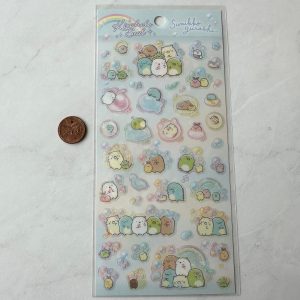 B192-B194 2022 Sumikko Sticker Sheet Kiraholo Seal (Left - Pink B194) - Image 3