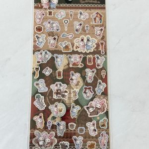 B323-B324 2022 Sentimental Circus Sticker Sheet (Left - Black B323) - Image 3