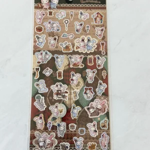 B323-B324 2022 Sentimental Circus Sticker Sheet (Right - Red B324) - Image 3