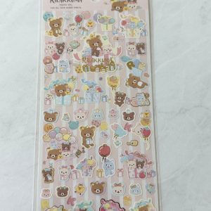 B307/B310 2023 Rilakkuma Sticker Sheet (Right - Pink B307) - Image 3