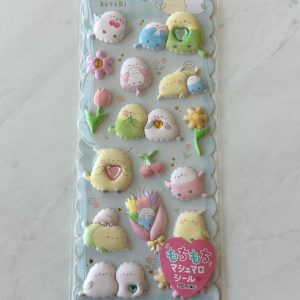 B303/B306 2023 Marshmallow Seal Puffy sticker sheet with gem embellishments (Right - B306) - Image 3