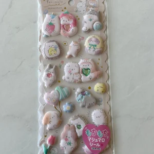 B304-B305 2023 Marshmallow Seal Puffy sticker sheet with gem embellishments (Right - Brown B304) - Image 2