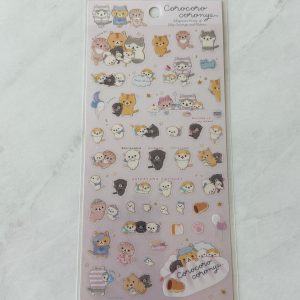 B313-B314 Corocoro Coronya Sticker sheet Clear (Right - Blue B314) - Image 2