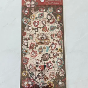 Alternative view of B323-B324 2022 Sentimental Circus Sticker Sheet (Left - Black B323)