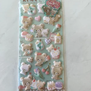 B319-B320 Puffy sticker sheet (Right - unicorn B319) - Image 3