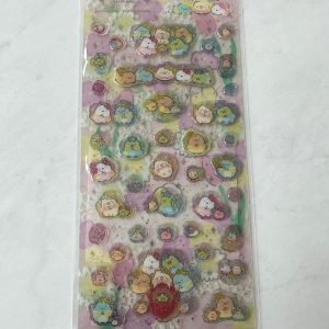 B327-B328 2023 New Sumikko Gurashi sticker sheet clear jelly glitter (Right - Blue B327) - Image 3