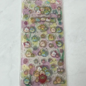 B327-B328 2023 New Sumikko Gurashi sticker sheet clear jelly glitter (Right - Blue B327) - Image 3