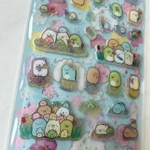B327-B328 2023 New Sumikko Gurashi sticker sheet clear jelly glitter (Right - Blue B327) - Image 4