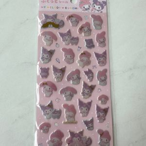 B335-B336 2023 Puffy pearlescent Sticker Sheet (Left - Cream B336) - Image 2