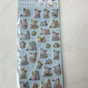 B337-B338 2023 Puffy pearlescent Sticker Sheet (Left - Pochacco B338) - Image 4