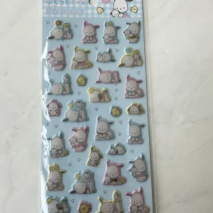 B337-B338 2023 Puffy pearlescent Sticker Sheet (Right - PomPom B337) - Image 4