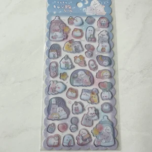 A34-A35 Jelly Sticker Sheet glitter accents - Image 3