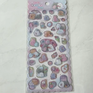 A36-A37 Jelly Sticker Sheet glitter accents - Image 3