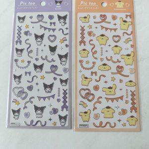 A11-A12 2023 silver outline sticker sheet (PomPom A12)