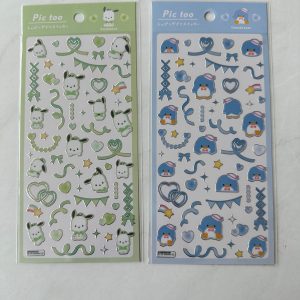 A7-A8 2023 silver outline sticker sheet (TuxSam A8)