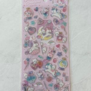 A61-A62 Jelly Sticker Sheet glitter accents (Left - Purple A62) - Image 3