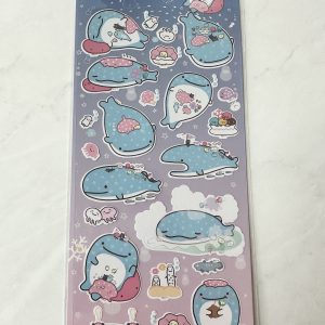 C63 2020 Whale Sticker Sheet (Right -Turquoise C63) - Image 3
