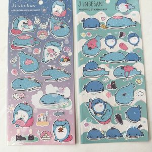 C63 2020 Whale Sticker Sheet (Right -Turquoise C63)