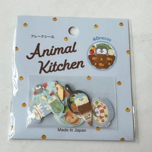 Y28 Animal Kitchen Sticker flakes 40pcs (Bunny - pink) - Image 7