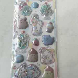 A98-A99 Puffy dry shaker sticker sheet (Left - Multi A98) - Image 3