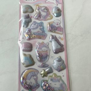 A98-A99 Puffy dry shaker sticker sheet (Left - Multi A98) - Image 2