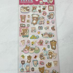 A1-A2 2023 Rilakkuma Sticker Sheet (Left - Pink A2) - Image 3