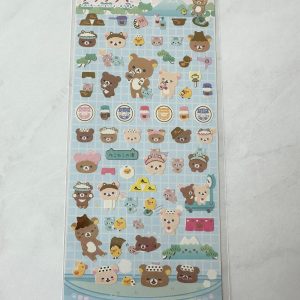 A1-A2 2023 Rilakkuma Sticker Sheet (Left - Pink A2) - Image 2