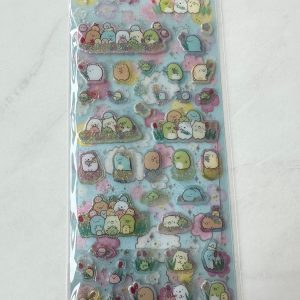 B327-B328 2023 New Sumikko Gurashi sticker sheet clear jelly glitter (Right - Blue B327) - Image 2