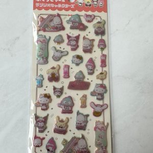B335-B336 2023 Puffy pearlescent Sticker Sheet (Left - Cream B336) - Image 3