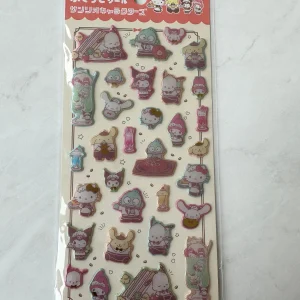 B335-B336 2023 Puffy pearlescent Sticker Sheet (Left - Cream B336) - Image 3