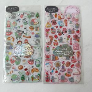 A28-A29 Pop Seal Holographic Sticker Sheet (Left - Mint A29)