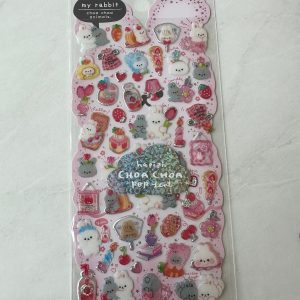 A28-A29 Pop Seal Holographic Sticker Sheet (Left - Mint A29) - Image 3