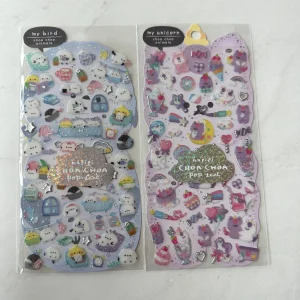 A26-A27 Pop Seal Holographic Sticker Sheet