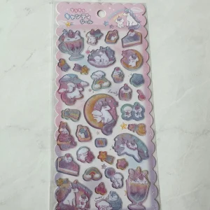 A32-A33 Jelly Sticker Sheet with glitter accents - Image 3