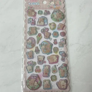 A34-A35 Jelly Sticker Sheet glitter accents - Image 2