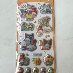 A13-A14 2023 Puffy dry shaker sticker sheet (Left - Orange A13) - Image 3