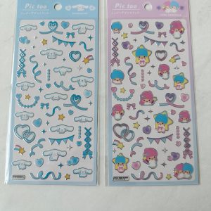 A9-A10 2023 silver outline sticker sheet (Cinna A9)