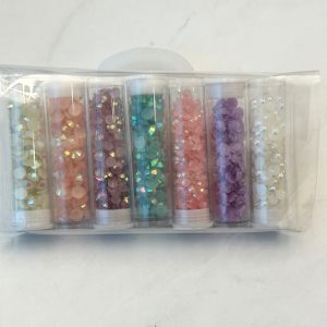 Rhinestone flat back set of 7 *no restock*